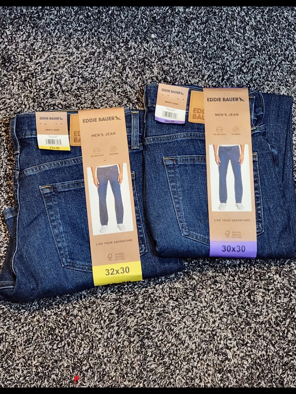 Eddie Bauer Men's Indigo Relaxed Jeans